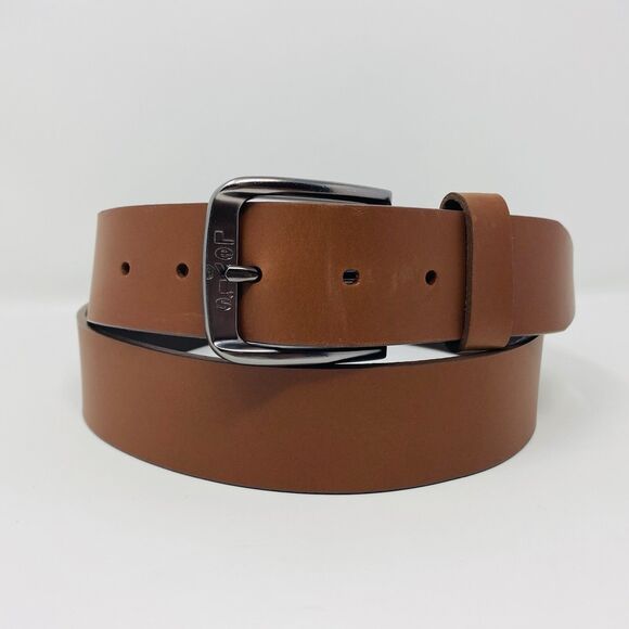 NWOT LEVI’S Men’s Sz 44 Brown 100% Full Grain Bovine Leather Belt Western Work - Picture 1 of 16